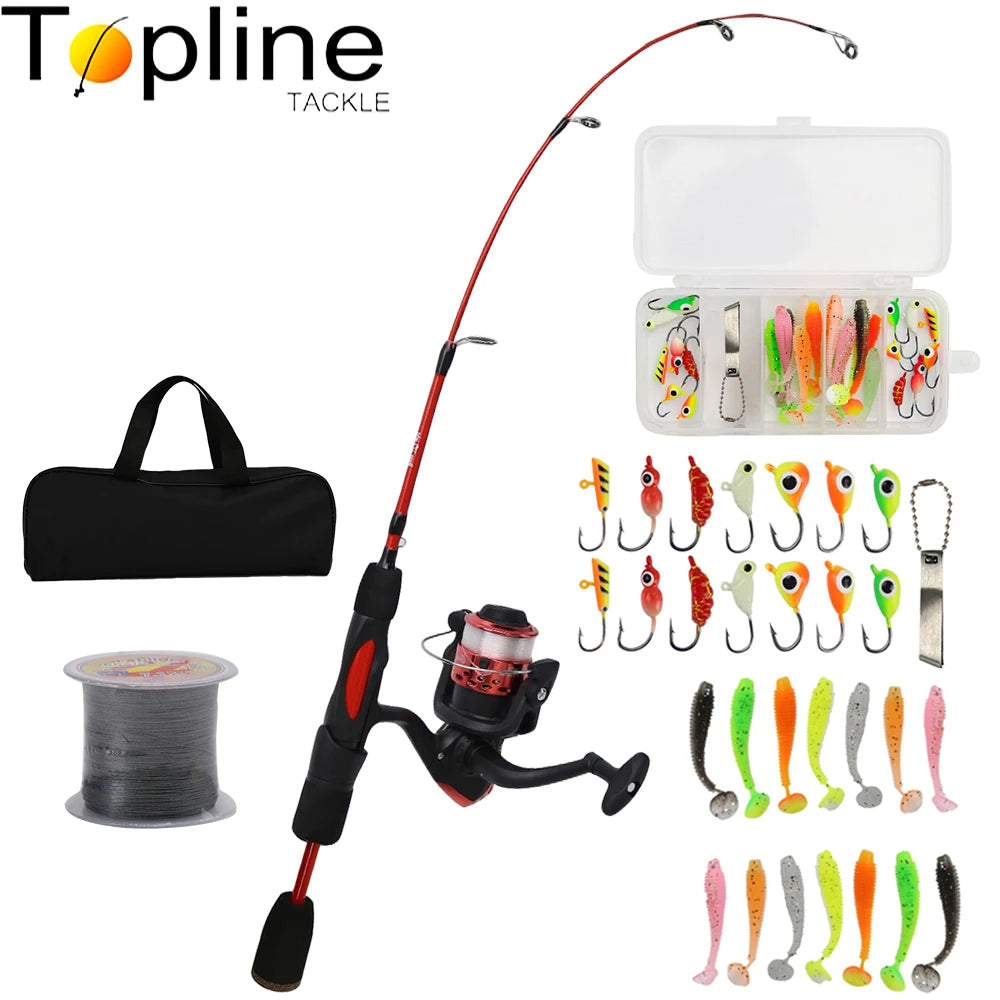 34-piece Ice Fishing Kit – Ultralight 27in