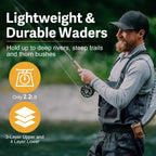 Cuissardes de pêche respirantes imperméables