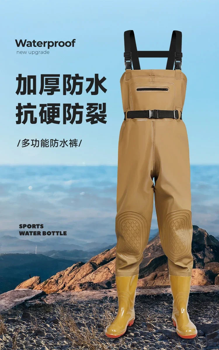 Bottes et pantalons imperméables unisexes