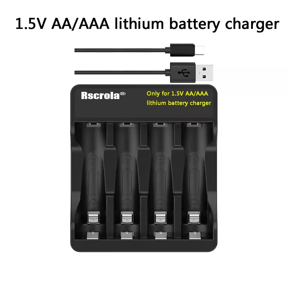 Batteries lithium AA AAA Rechargeables Rapides