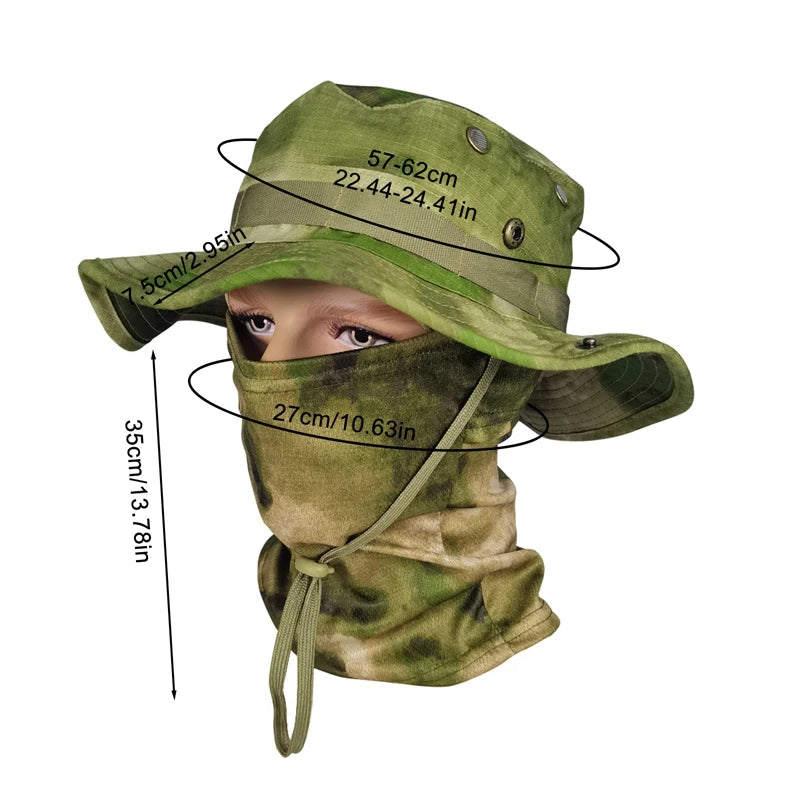 Chapeau Boonie Camouflage Pliable