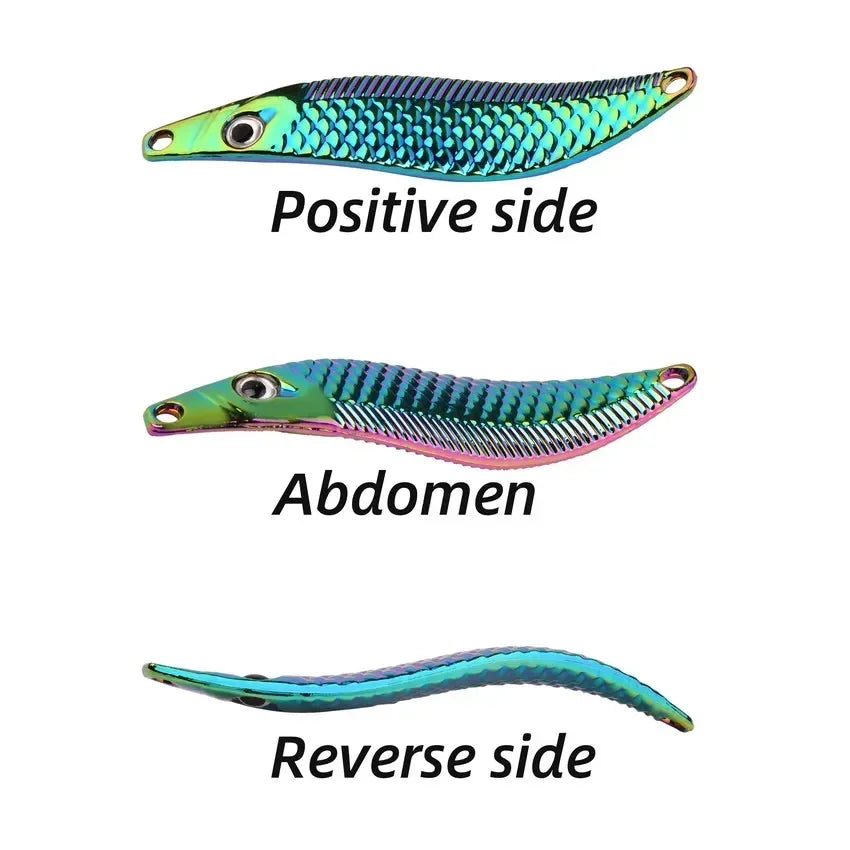 Aorace Metal Lure with Feathers 7-20g Sea Bass &amp; Pike