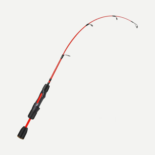 Canne à glace ultralégère manche bois – 63, 66 ou 68 cm – Sougayilang – 68 cm rouge
