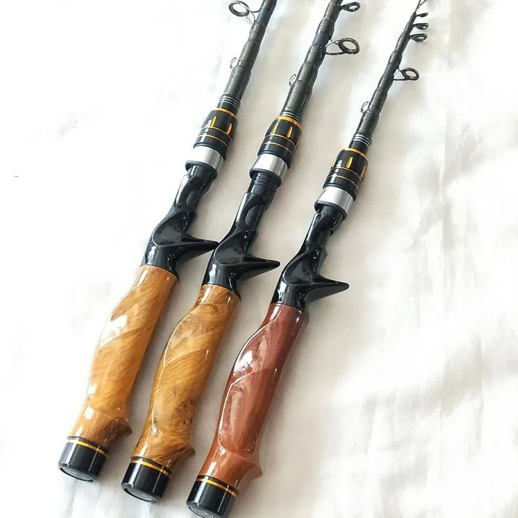 Canne Pêche Route Glace Portable