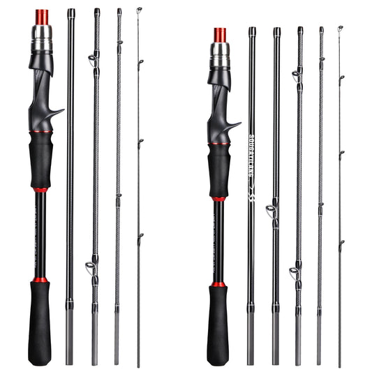 Canne à pêche voyage légère 1,8–2,1 m