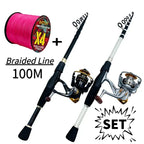 Telescopic lure rod + baitcasting reel
