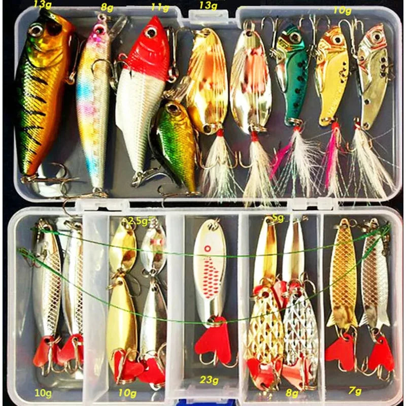 Leurres Métal et Silicone Pêche Pro