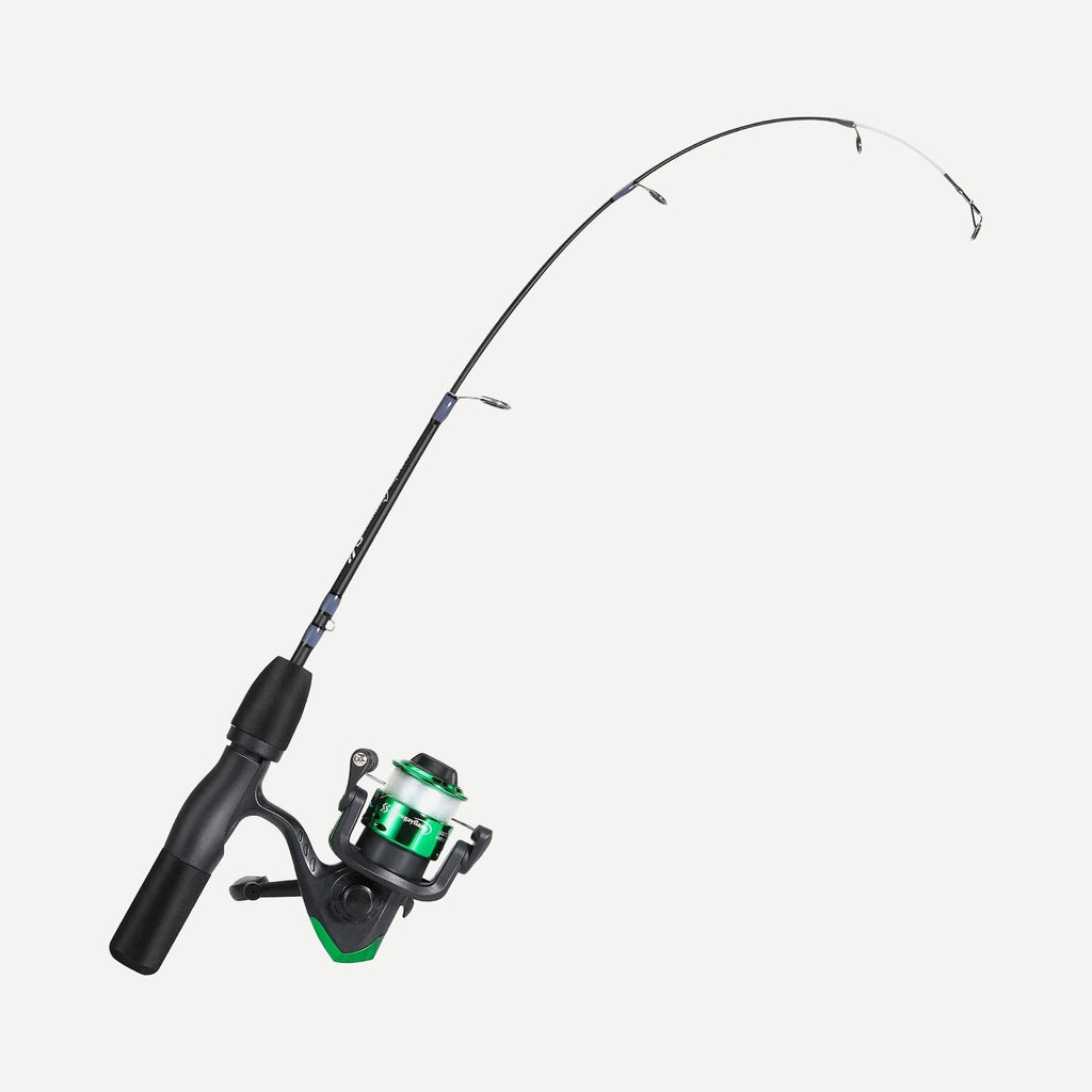 Ensemble canne à glace + moulinet Sougayilang – 63, 66 ou 68 cm – 63 cm noir