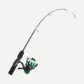 Ensemble canne à glace + moulinet Sougayilang – 63, 66 ou 68 cm – 63 cm noir