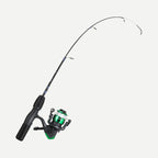 Ensemble canne à glace + moulinet Sougayilang – 63, 66 ou 68 cm – 63 cm noir