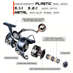 High Resistance Metal Carp Reel