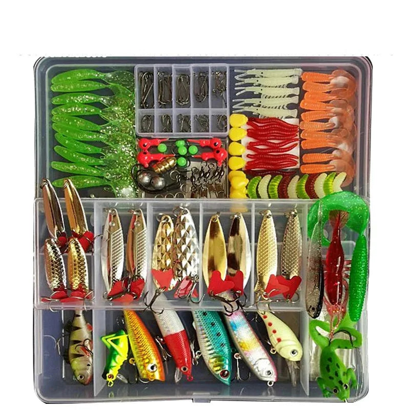 Metal and Silicone Fishing Lures