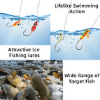 34-piece Ice Fishing Kit – Ultralight 27in