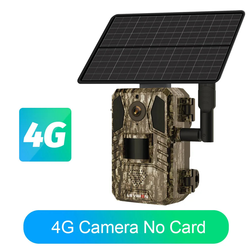 Caméra Solaire 4G Vision Nocturne HD