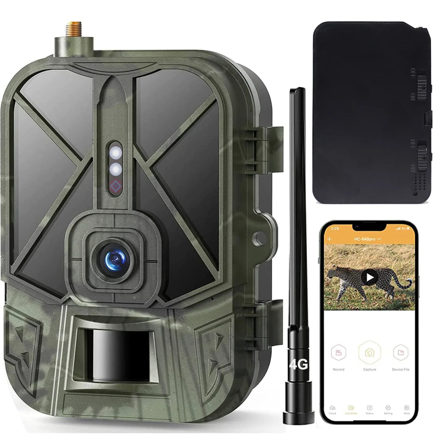 Caméra Chasse Cellulaire 4G 50MP 4K