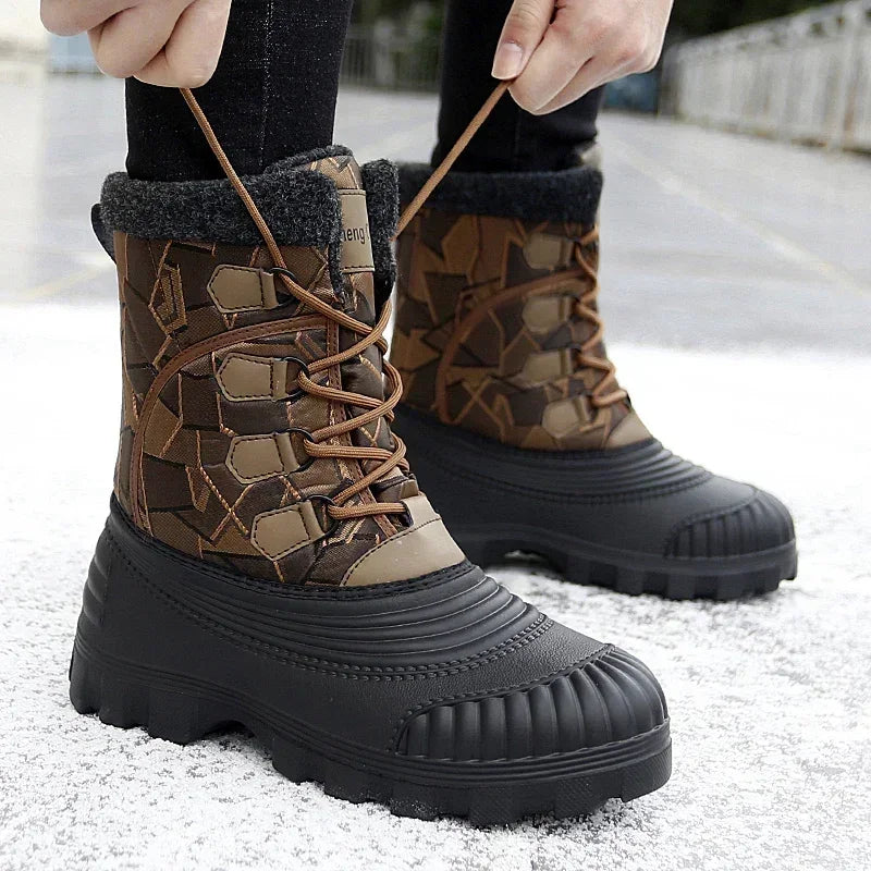 Camouflage Snow Boots