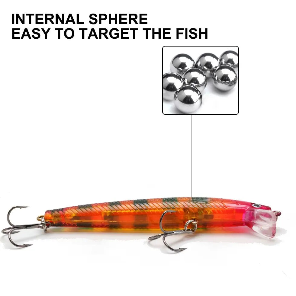 Ensemble 10 Mini Wobblers Bioniques Pêche