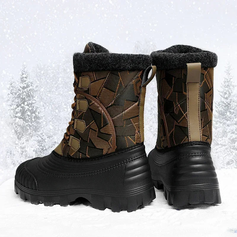 Camouflage Snow Boots