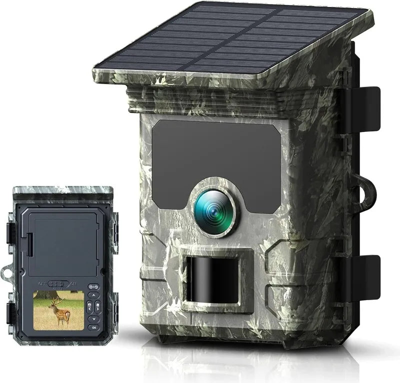 Caméra Chasse Solaire 30MP 2K Infrarouge