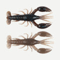 Leurre craw écrevisse 6,5 cm – lot de 10 – Brun naturel