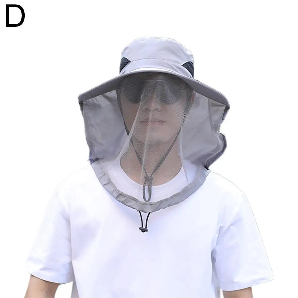Casquette anti-abeilles filet intégré