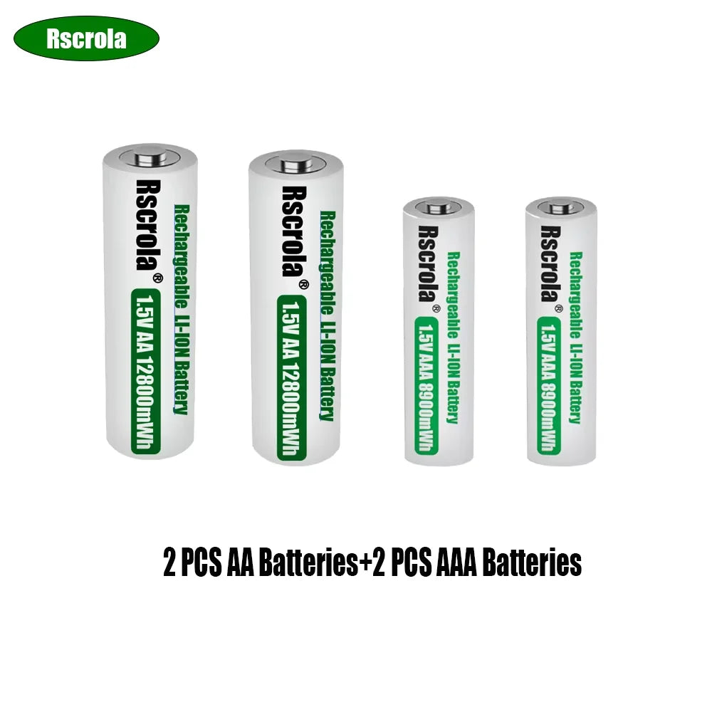 Batteries AA AAA Lithium Rechargeables