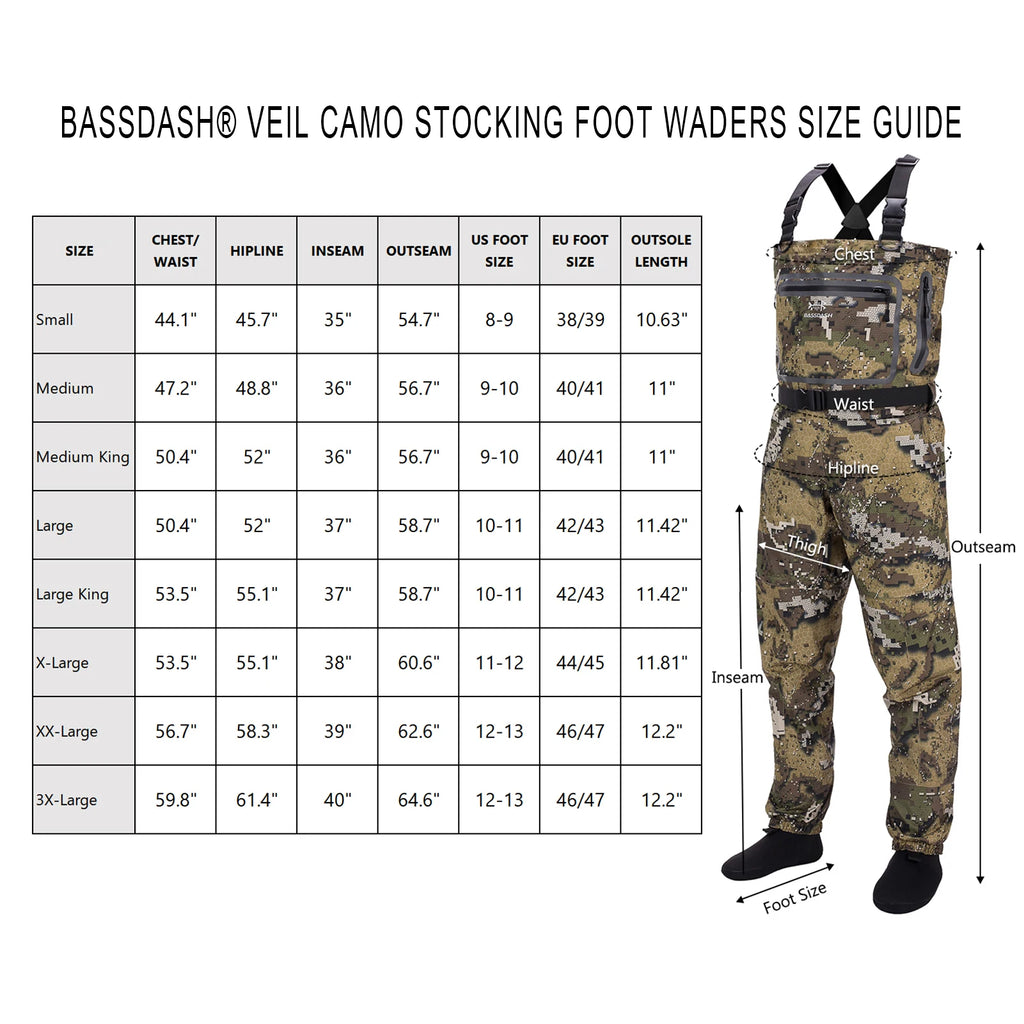 Cuissardes de chasse et pêche durables