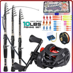 1.8m telescopic rod with reel, 5kg drag 