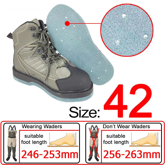 Chaussures pêche à la mouche polyvalentes