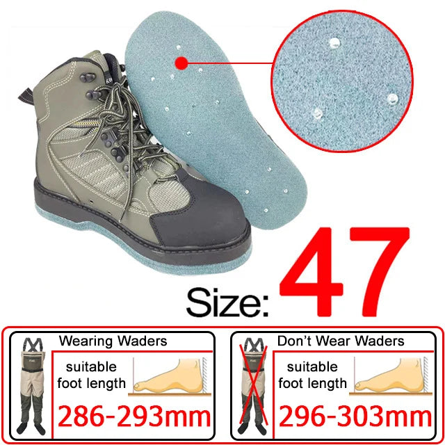 Chaussures pêche à la mouche polyvalentes