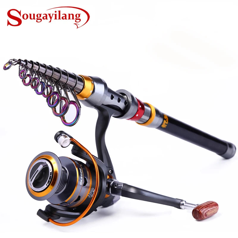 Combo Telescopic Rod Portable Reel