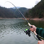 Lightweight carbon rod with cork handle