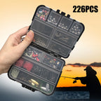 Complete and portable fishing tackle box