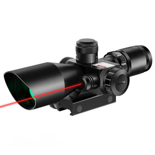 Lunette de Tir EZshoot 2.5-10x40 avec Réticule Mil-dot Illuminé en Rouge et Vert