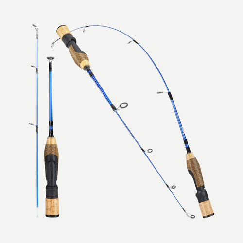 Canne à glace ultralégère manche bois – 63, 66 ou 68 cm – Sougayilang