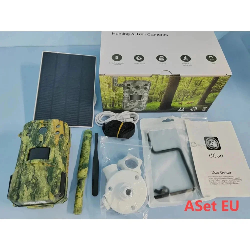 Caméra de Chasse 4G Solaire IP66 4MP