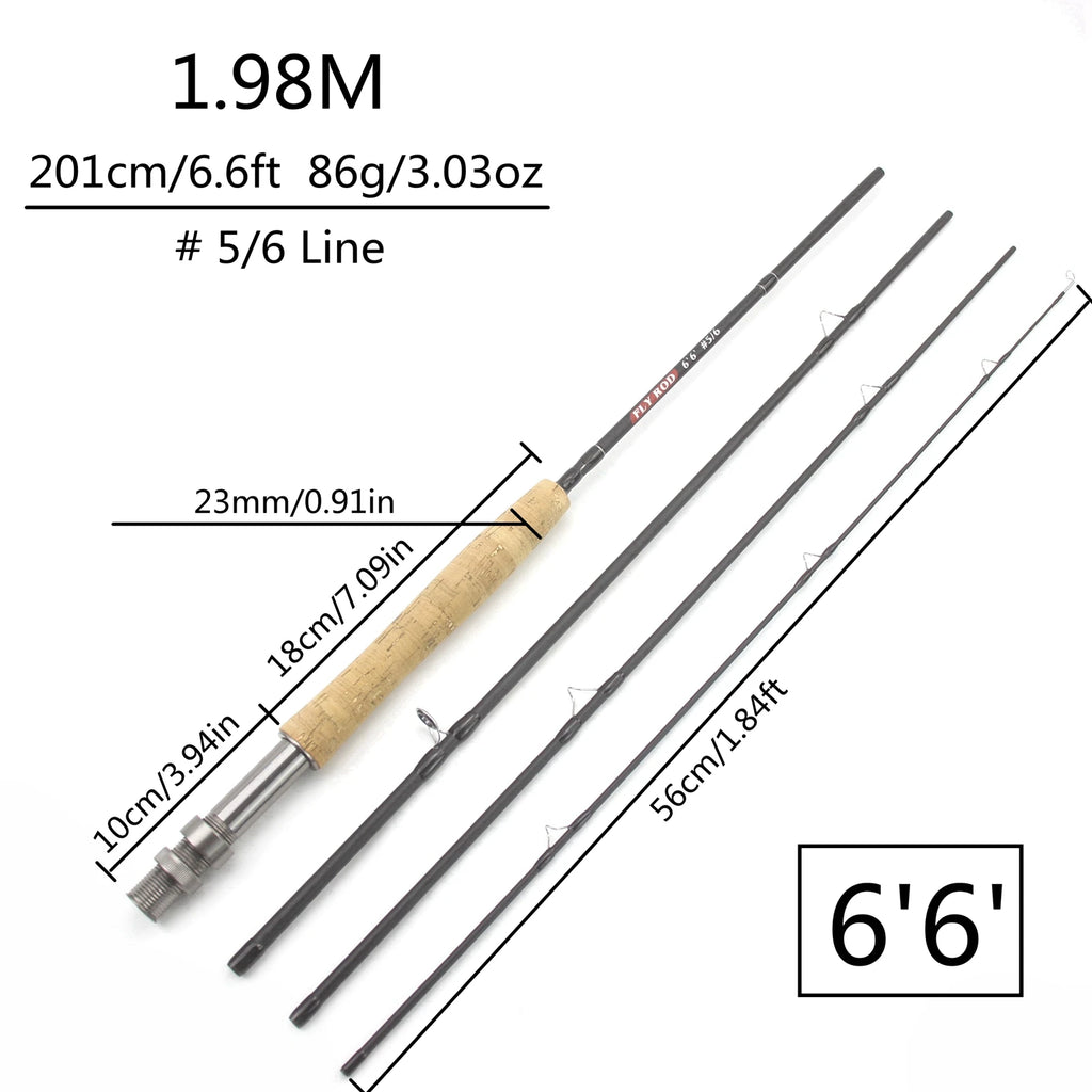 Portable and sturdy 2.1m fly rod 