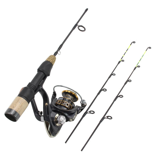 Canne à pêche hiver 60 cm carbone
