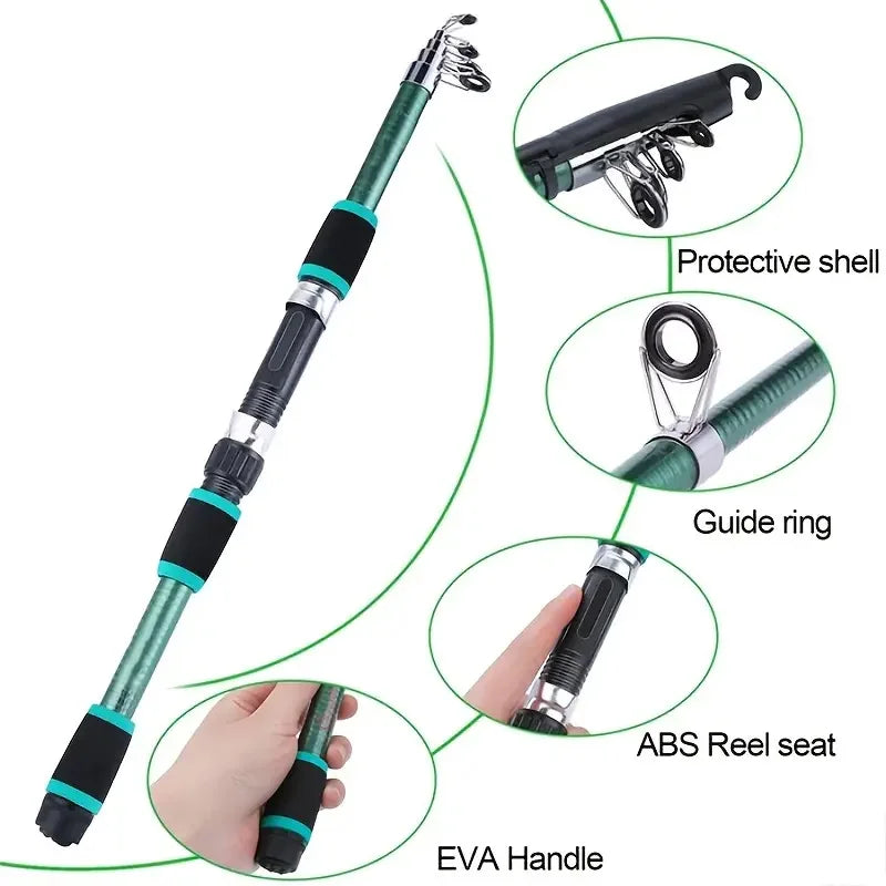 Beginner Fishing Kit with 21 Baits 