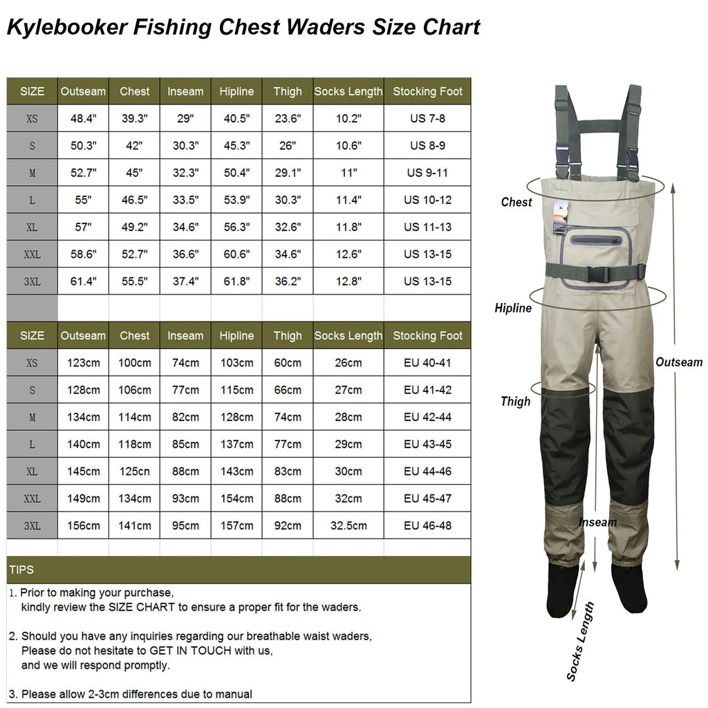 Cuissardes de pêche confortables hommes femmes