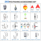 Complete fishing tackle set