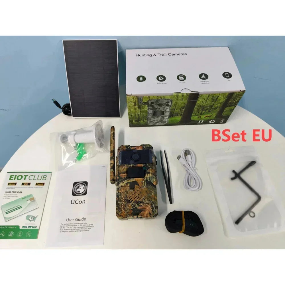 Caméra de Chasse 4G Solaire IP66 4MP