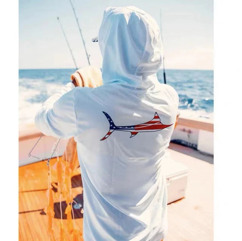 Performance fishing hoodie