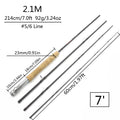 Portable and sturdy 2.1m fly rod 