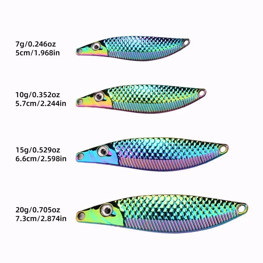 Leurre Métal Aorace avec Plumes 7-20g Bar & Brochet