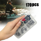 Complete and portable fishing tackle box