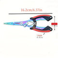 Stainless steel multi-function fishing pliers with cord