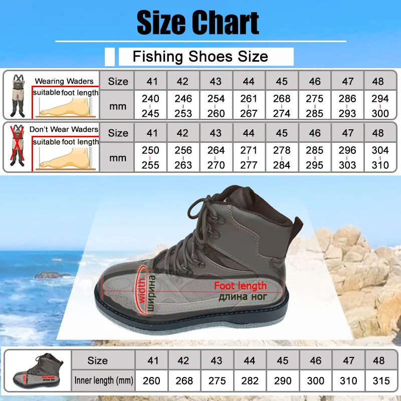 Chaussures pêche à la mouche polyvalentes