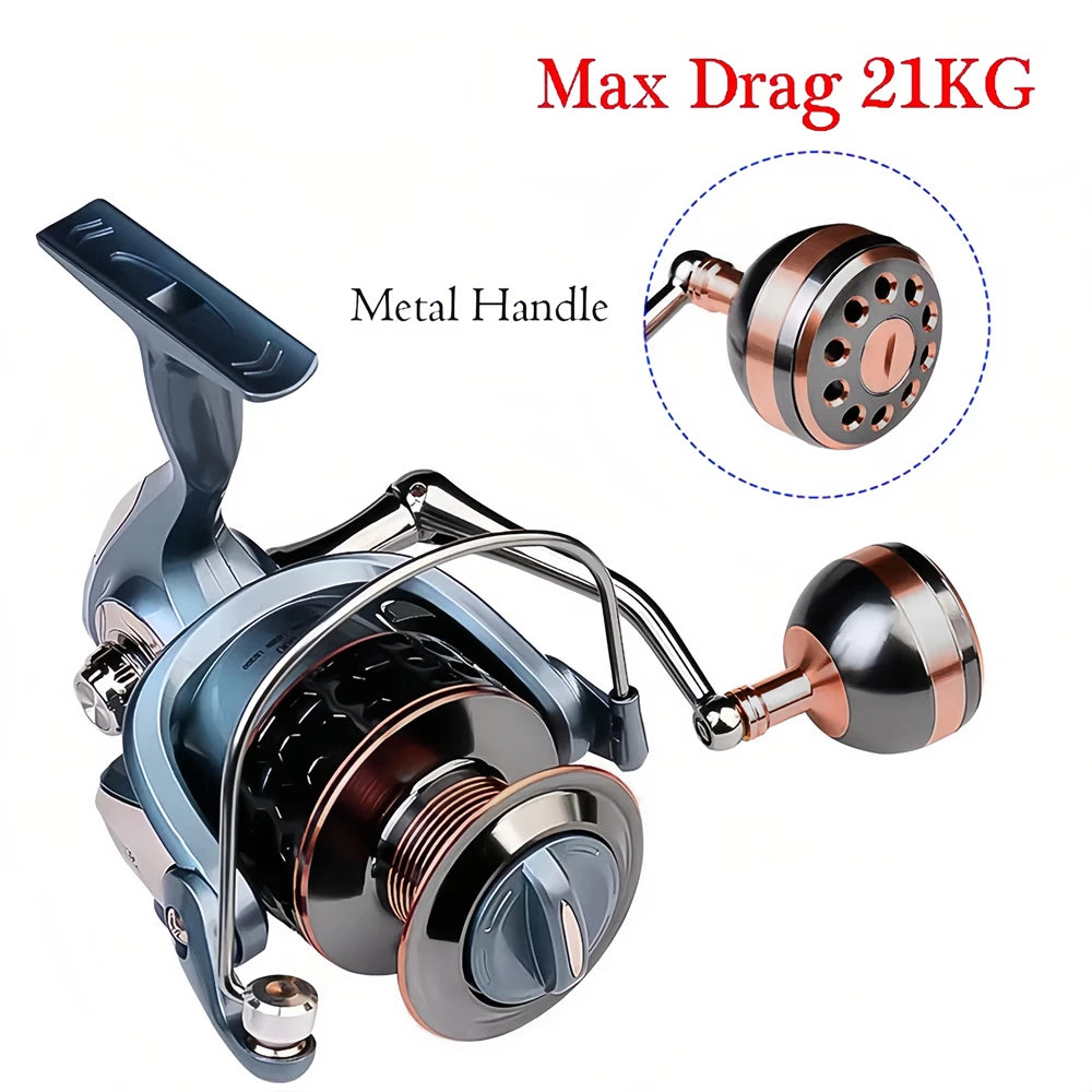 High Resistance Metal Carp Reel