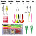 Beginner Fishing Kit with 21 Baits 